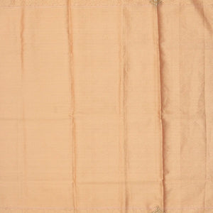 Baby Pink Woven Banarasi Silk Saree With Floral Motifs
