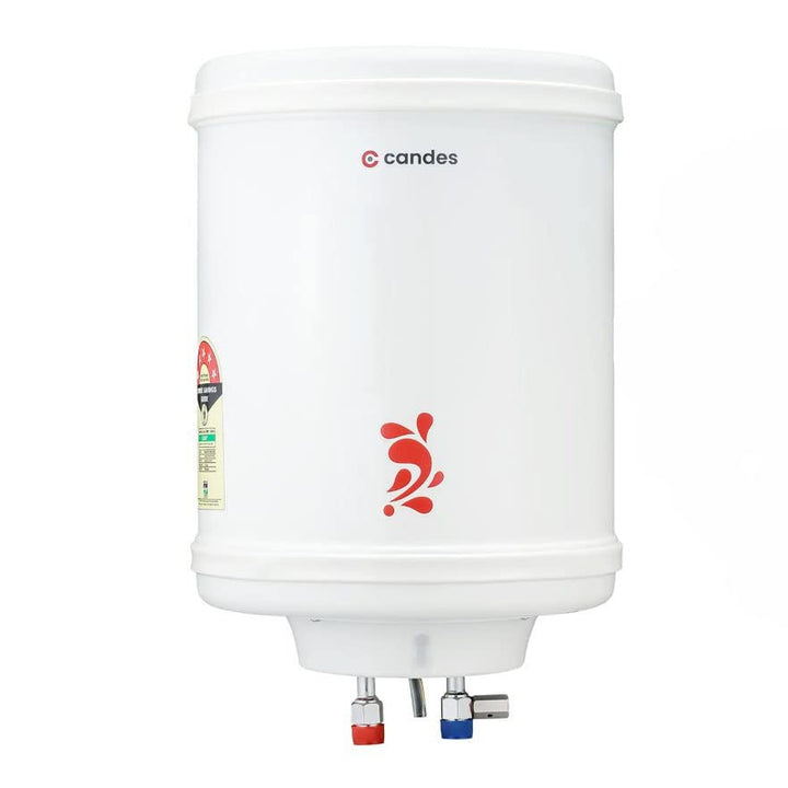 Candes Geyser 25 Litre | 1 Year Warranty | Water Heater for Home, Water Geyser, Water Heater, Electric Geyser, 5 Star Rated Automatic Storage Vertical Water Heater, 2000W - Perfecto (Ivory)