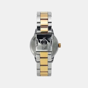 Fashion Men Quartz Gold Dial Chronograph Stainless Steel Watch TWEG19906