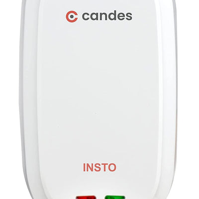 Candes Insto 3-Litre Instant Electric Water Heater Multiple Safety Geyser ABS Body, White