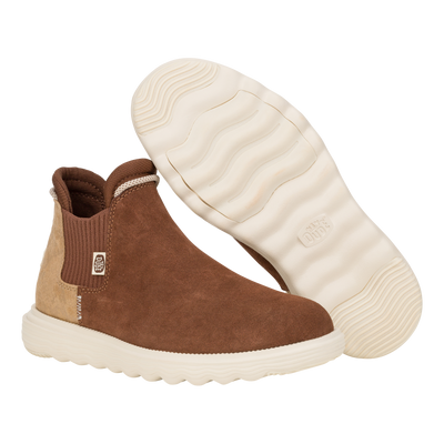 Branson Womens Suede Novelty - Brown/Snake