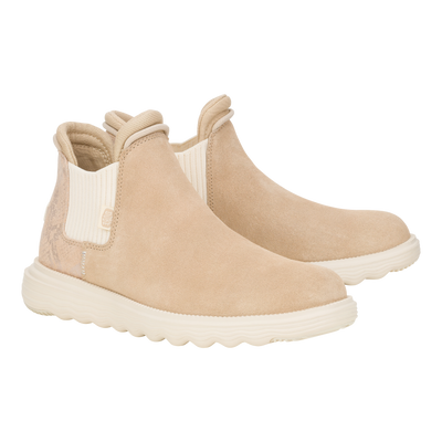 Branson Womens Suede Novelty - Sand/Snake