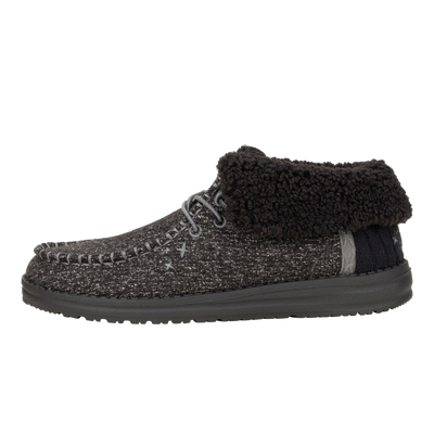 Wendy Fold Brushed Cozy - Black/Black