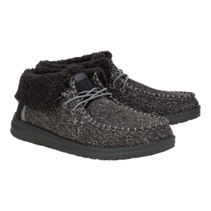 Wendy Fold Brushed Cozy - Black/Black