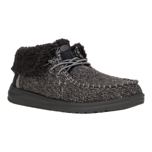 Wendy Fold Brushed Cozy - Black/Black