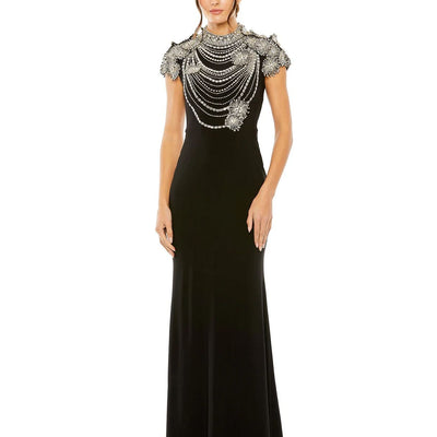 Mac Duggal 42055 Black 12 Sale
