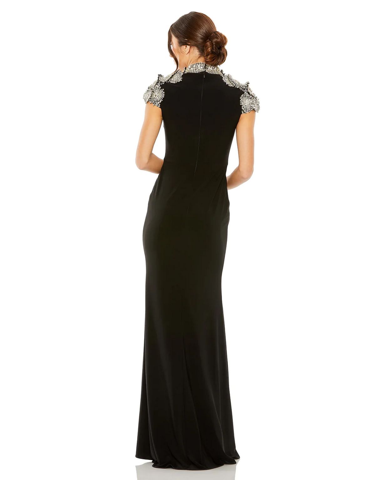 Mac Duggal 42055 Black 12 Sale