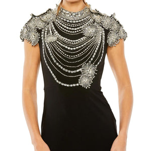 Mac Duggal 42055 Black 12 Sale