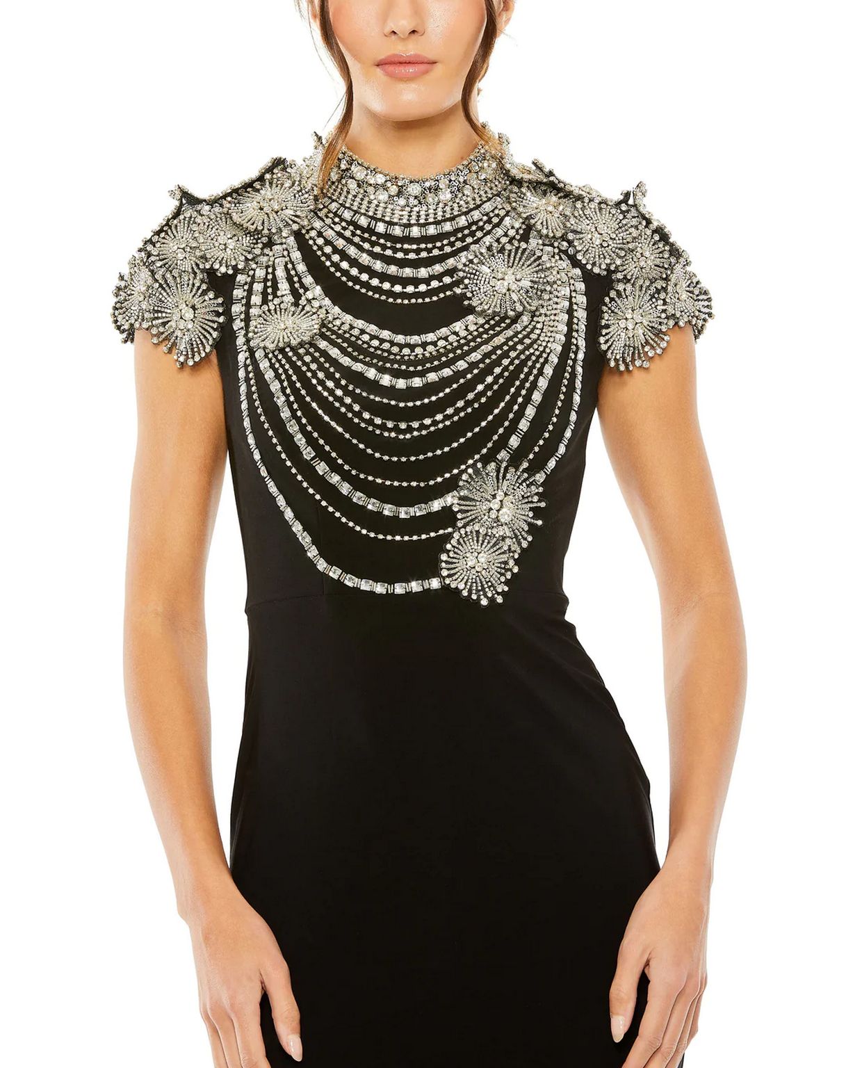 Mac Duggal 42055 Black 12 Sale