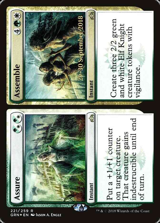 Assure // Assemble [221s] [Guilds of Ravnica Promos] [Foil]