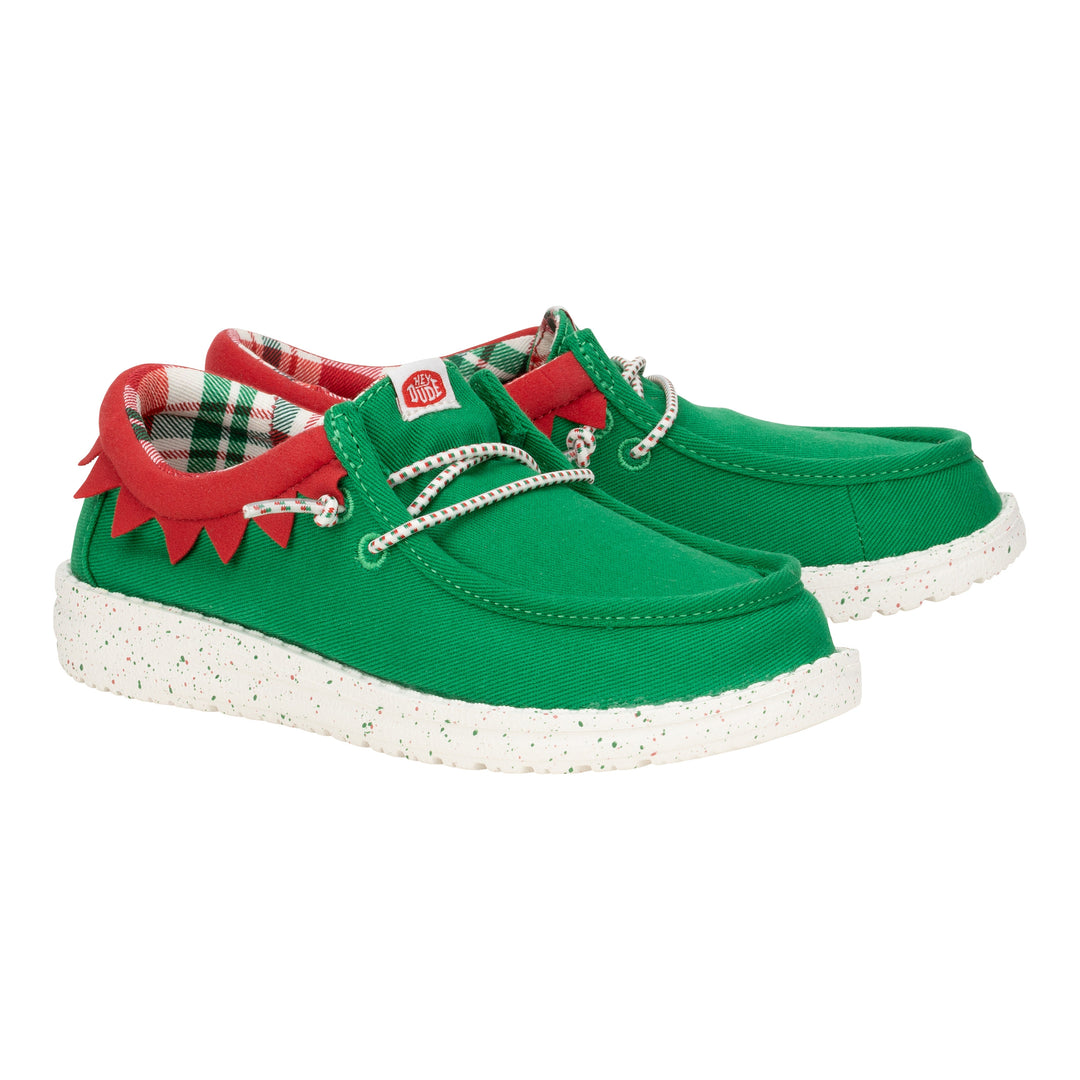 Wally Youth Holiday Elf - Green/Red