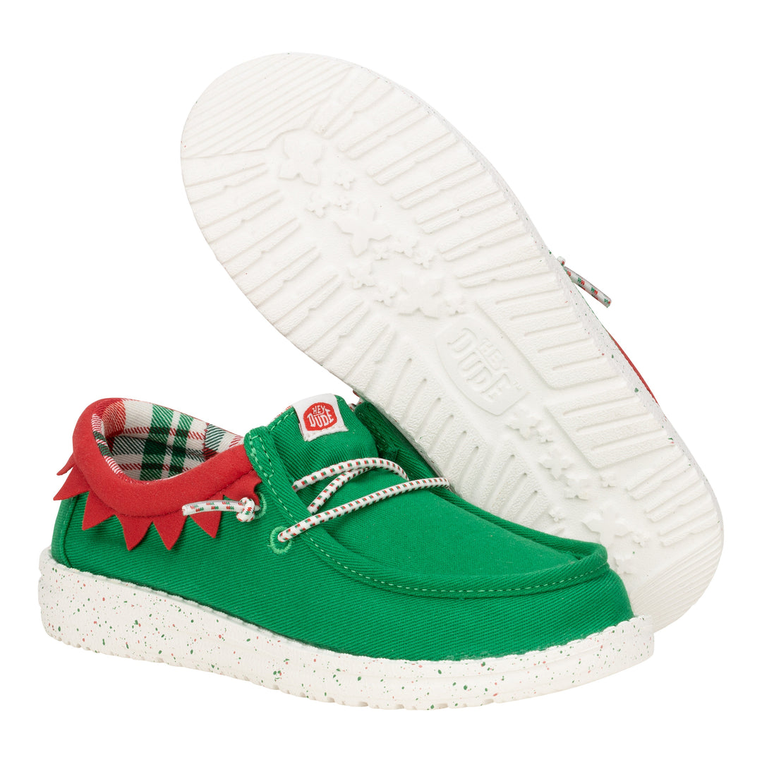 Wally Youth Holiday Elf - Green/Red