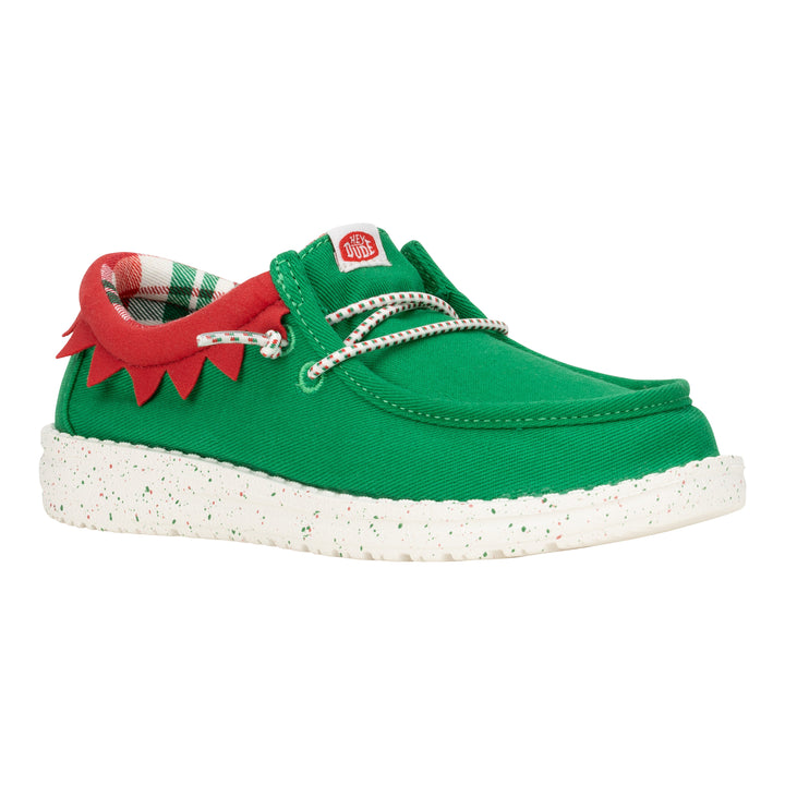 Wally Youth Holiday Elf - Green/Red