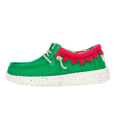 Wally Toddler Holiday Elf - Green/Red