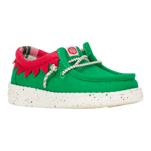 Wally Toddler Holiday Elf - Green/Red
