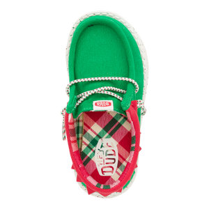 Wally Toddler Holiday Elf - Green/Red