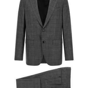 Zegna Square Flannel Dress