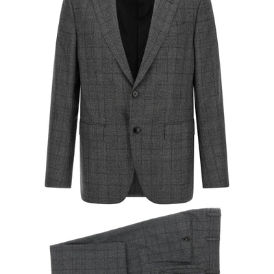 Zegna Square Flannel Dress