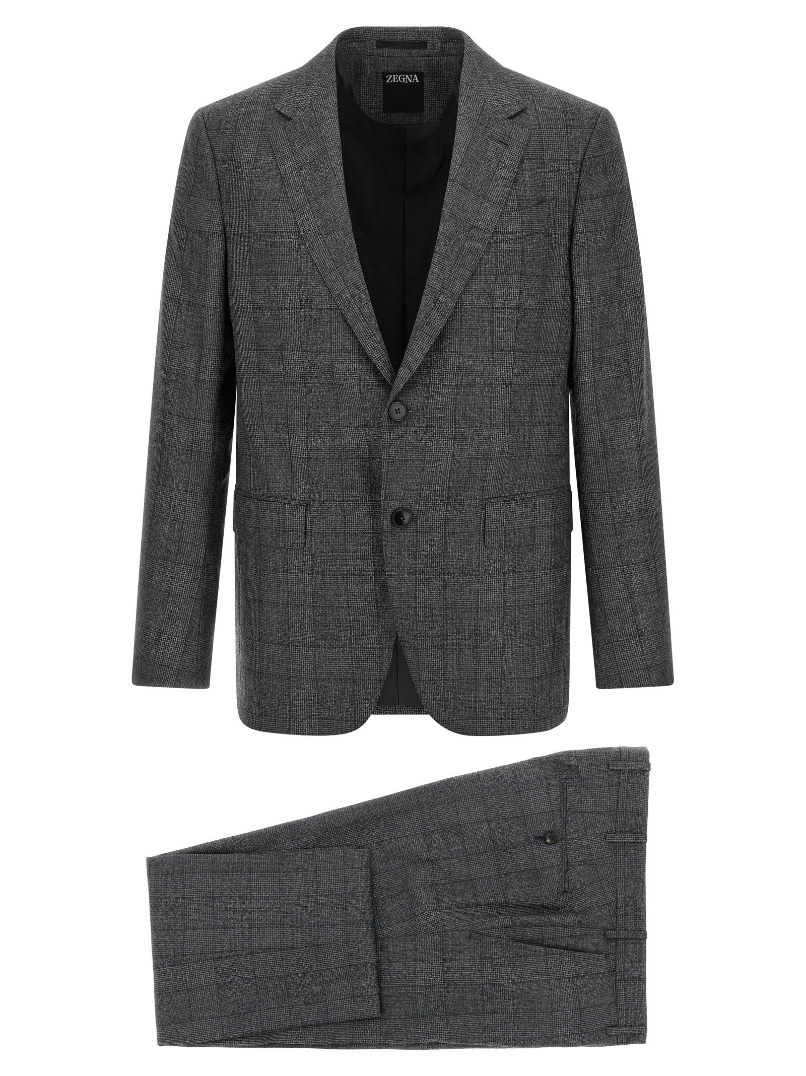 Zegna Square Flannel Dress