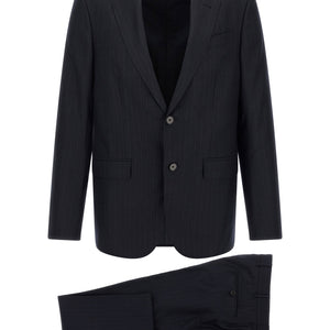 Zegna Pinstriped Flannel Dress