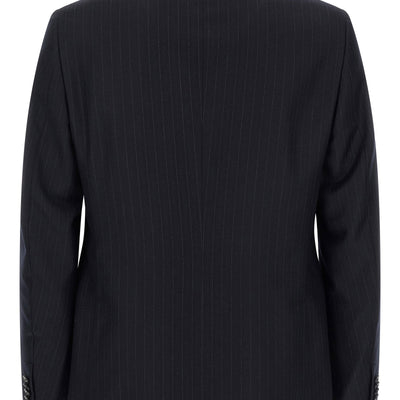 Zegna Pinstriped Flannel Dress