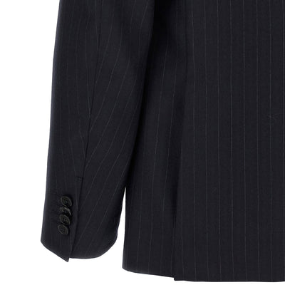 Zegna Pinstriped Flannel Dress