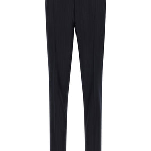 Zegna Pinstriped Flannel Dress