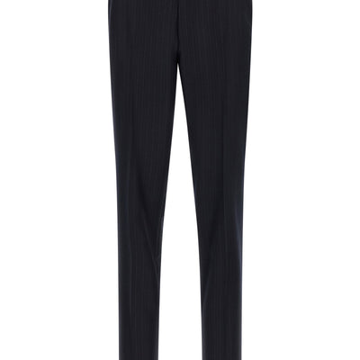 Zegna Pinstriped Flannel Dress