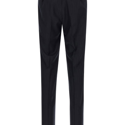 Zegna Pinstriped Flannel Dress
