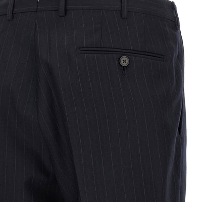 Zegna Pinstriped Flannel Dress