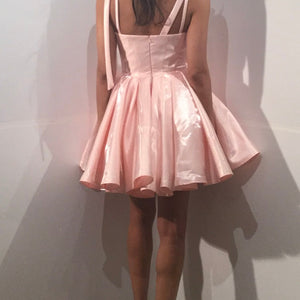 Satin Short Sleeveless A-line Dress by Jovani 42342