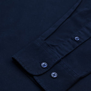 Navy Solid Double Pocket Overshirt