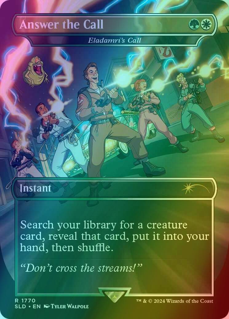 Answer the Call - Eladamri's Call [1770] [Borderless] [The Real Ghostbusters] [Secret Lair Drop] [Foil]