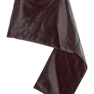 Courreges Fold Vinyl Mini Skirt