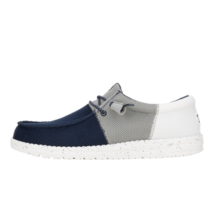 Wally Tri Varsity Mesh - Navy/Grey