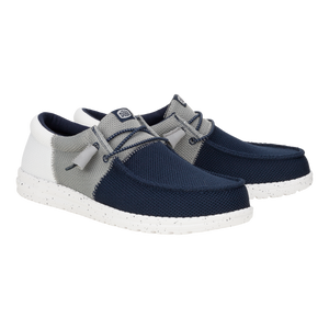 Wally Tri Varsity Mesh - Navy/Grey