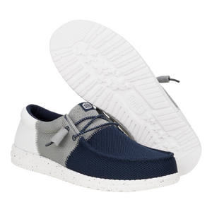 Wally Tri Varsity Mesh - Navy/Grey