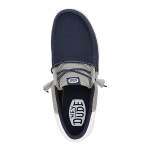 Wally Tri Varsity Mesh - Navy/Grey