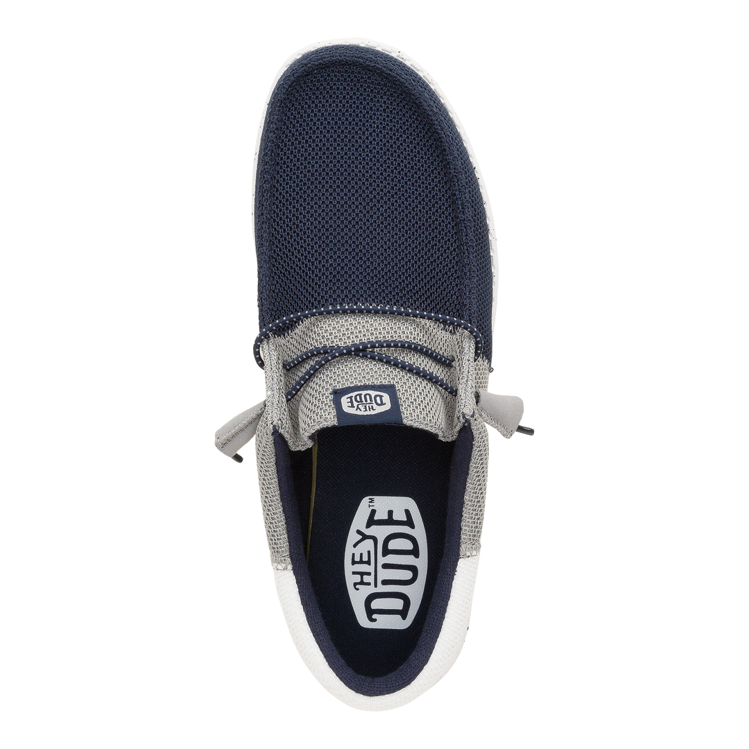 Wally Tri Varsity Mesh - Navy/Grey