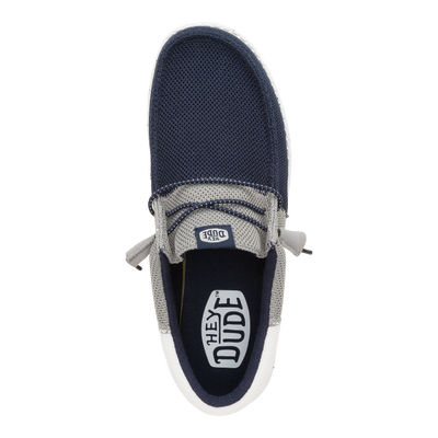 Wally Tri Varsity Mesh - Navy/Grey