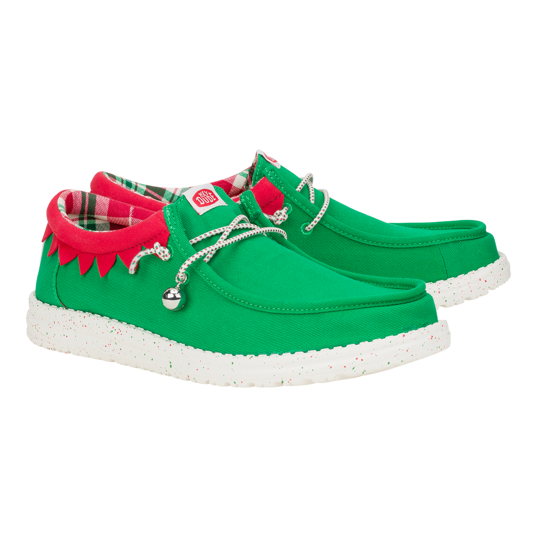 Wally Holiday Elf - Green/Red