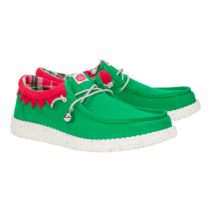 Wally Holiday Elf - Green/Red