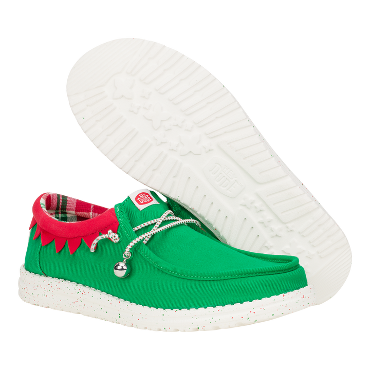 Wally Holiday Elf - Green/Red