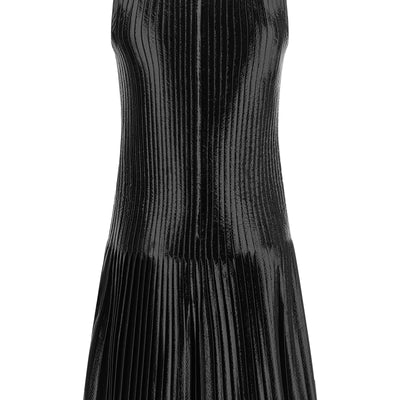 Courreges Vinyl Pleated Dress