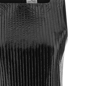 Courreges Vinyl Pleated Dress