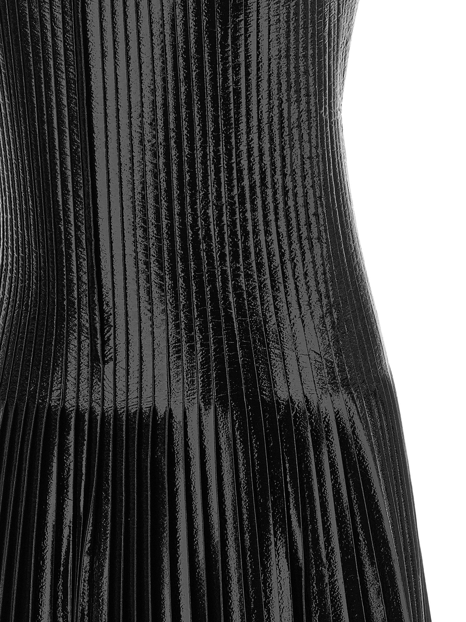 Courreges Vinyl Pleated Dress