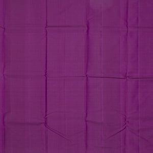 Purple Handloom Kanchipuram Silk Saree With Bird Motifs