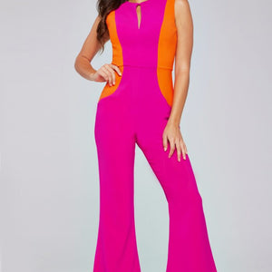Jovani 42801 Long Fit Formal High Neck Jumpsuit