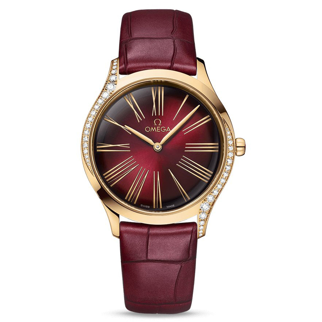 Omega De Ville Omega Ladiesred Dial Women 36MM