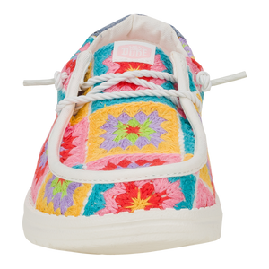 Wendy Crochet Squares - Pink/Multi
